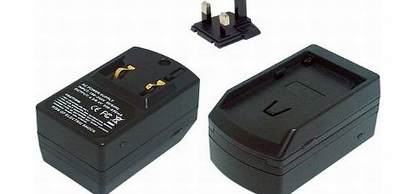 PowerSmart [Voltage: 100-240AC (Input), DC 4.2V/8.4V (Output)] Digital Camera/Professional Cam/Camcorder Battery Charger for UK Sony HVR-A1, HVR-A1E, HVR-A1J, HVR-A1N, HVR-A1P, HVR-A1U, HVR-DR60, HVR